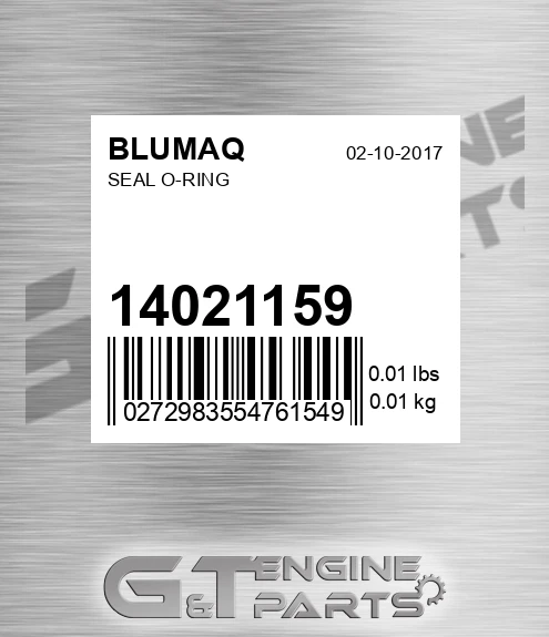 14021159 Seal O-ring for BLUMAQ
