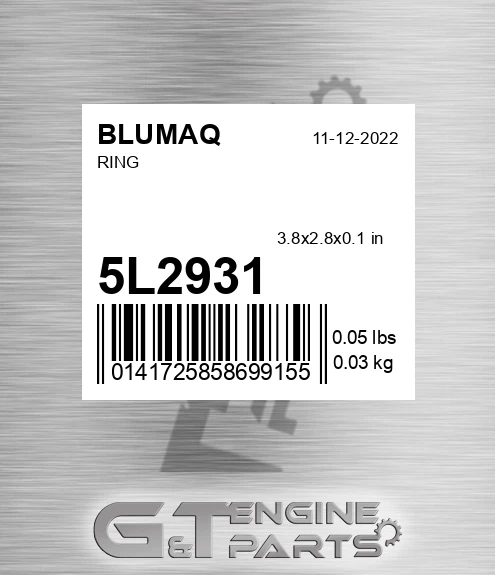 5L-2931 Ring for BLUMAQ