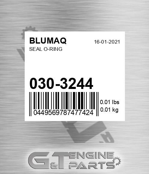 030-3244 Seal O-ring for BLUMAQ