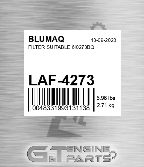 LAF-4273 Filter Suitable 6i0273bq for BLUMAQ