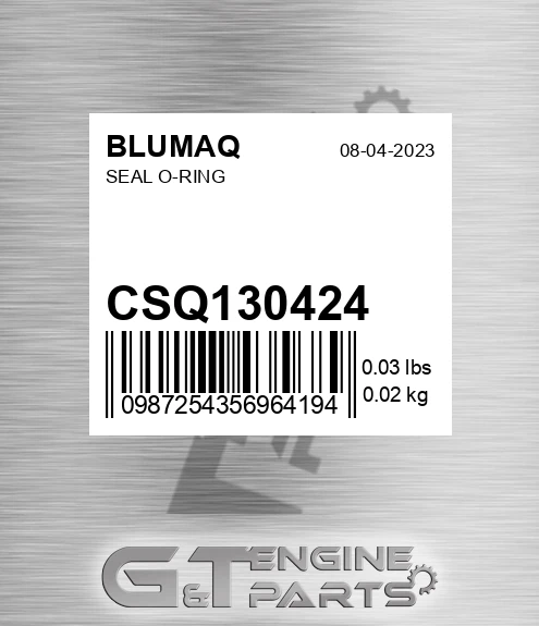 CSQ130424 BLUMAQ Seal O-ring