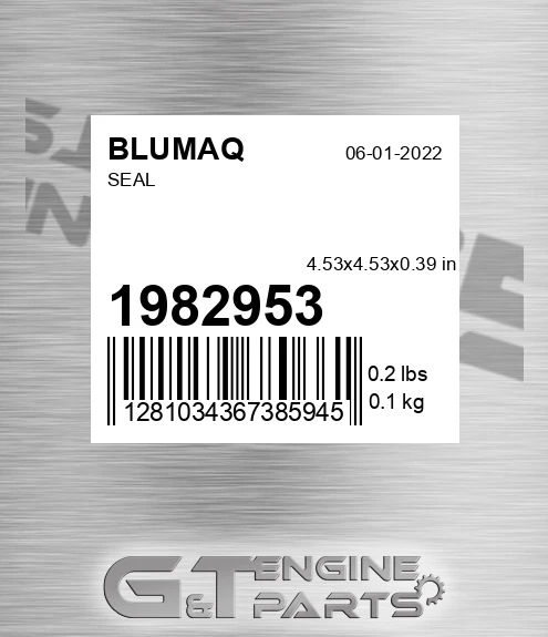 198-2953 BLUMAQ Seal