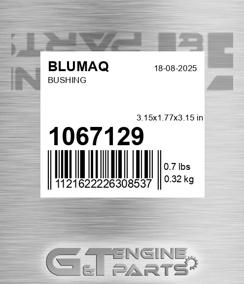 106-7129 Bushing for BLUMAQ