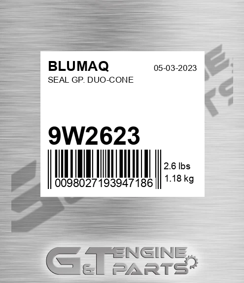 9W-2623 Seal Gp. Duo-cone for BLUMAQ