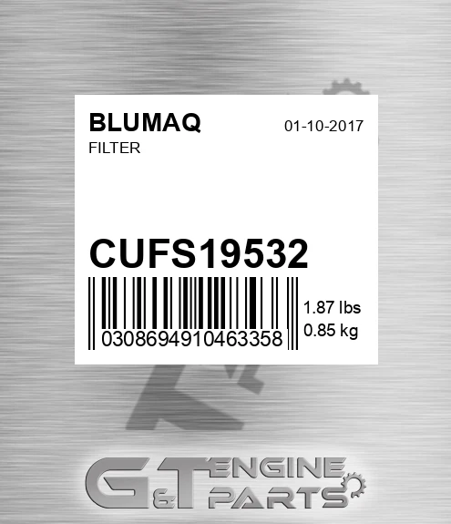 CUFS19532 Filter