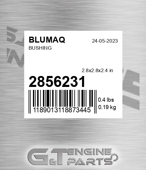 285-6231 Bushing for BLUMAQ