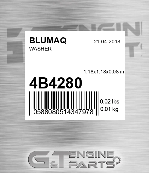 4B-4280 Washer for BLUMAQ