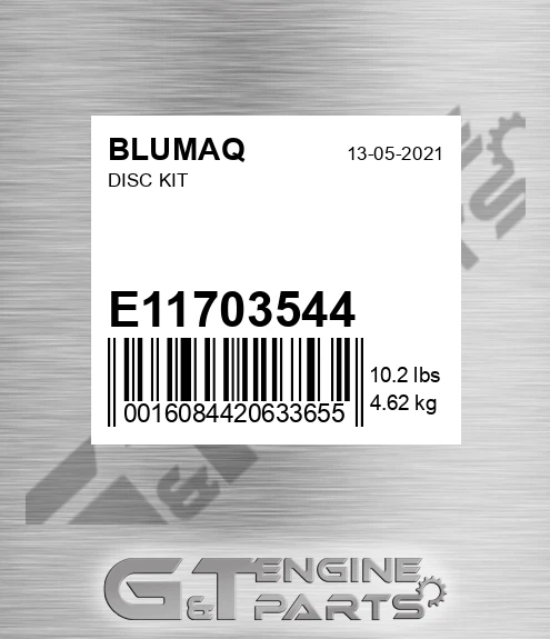 E11703544 Disc Kit for BLUMAQ