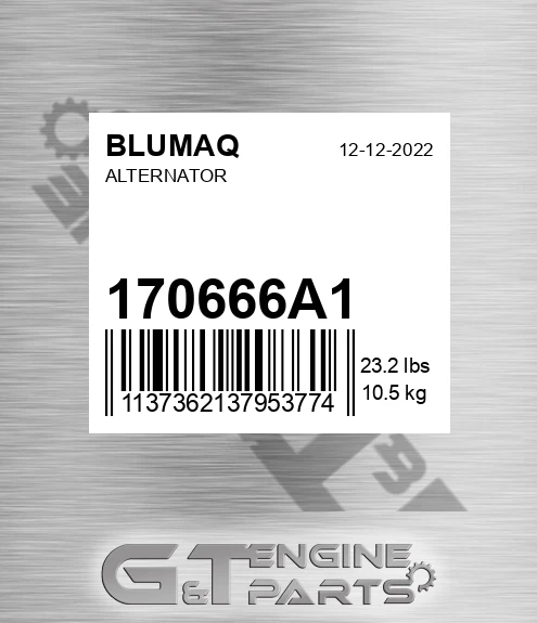 170666A1 Alternator