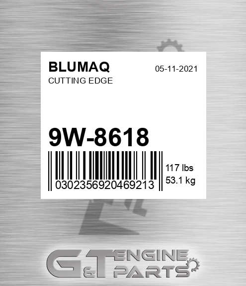 9W-8618 Cutting Edge for BLUMAQ