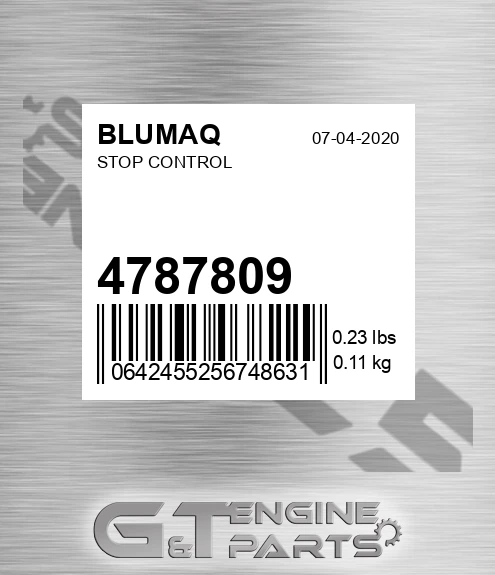 4787809 BLUMAQ Stop Control