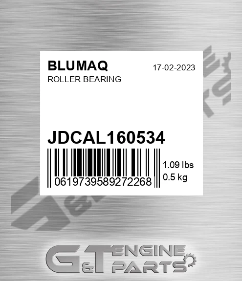 JDCAL160534 Roller Bearing for BLUMAQ