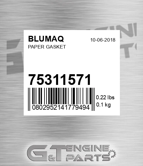 75311571 BLUMAQ Paper Gasket
