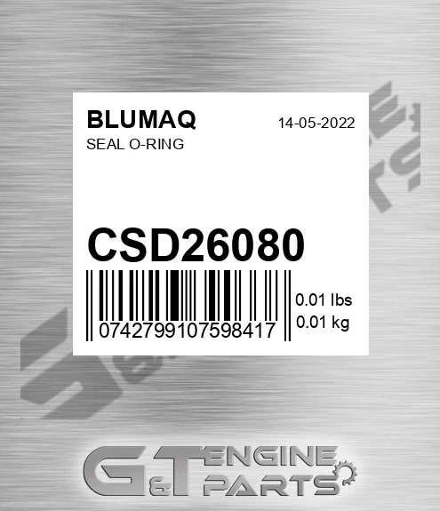 CSD26080 BLUMAQ Seal O-ring