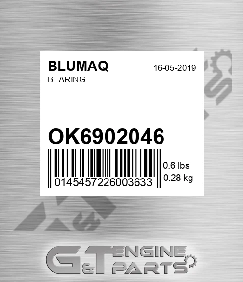 OK6902046 Bearing for BLUMAQ