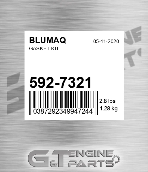 592-7321 Gasket Kit for BLUMAQ