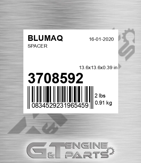 370-8592 Spacer for BLUMAQ