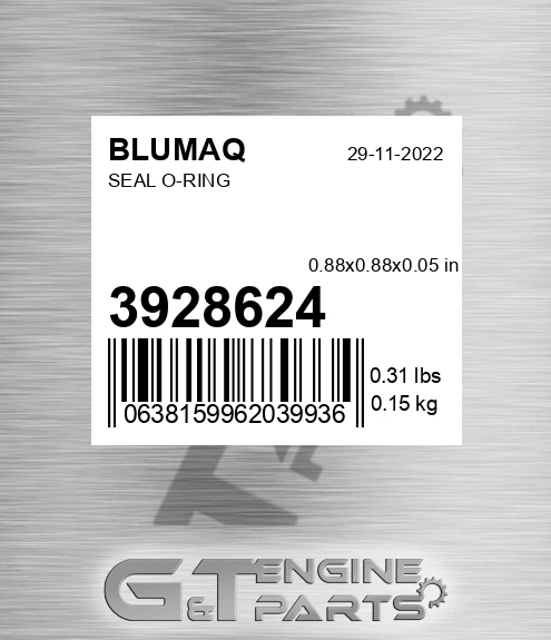 3928624 BLUMAQ Seal O-ring
