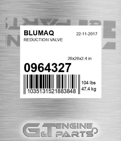 096.4327 Reduction Valve
