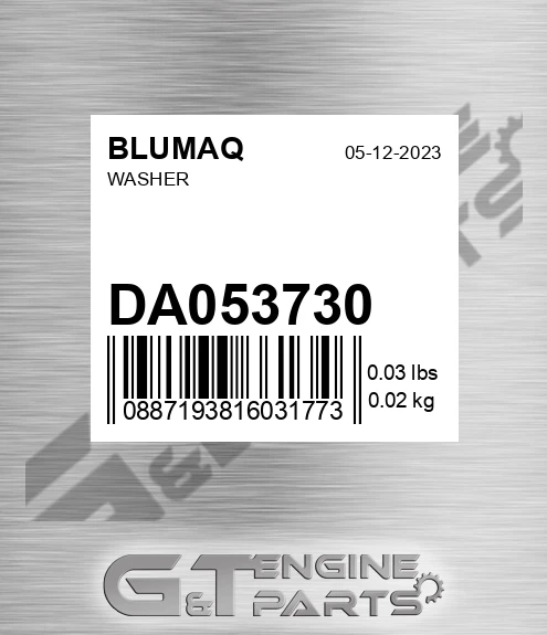 DA053730 Washer for BLUMAQ