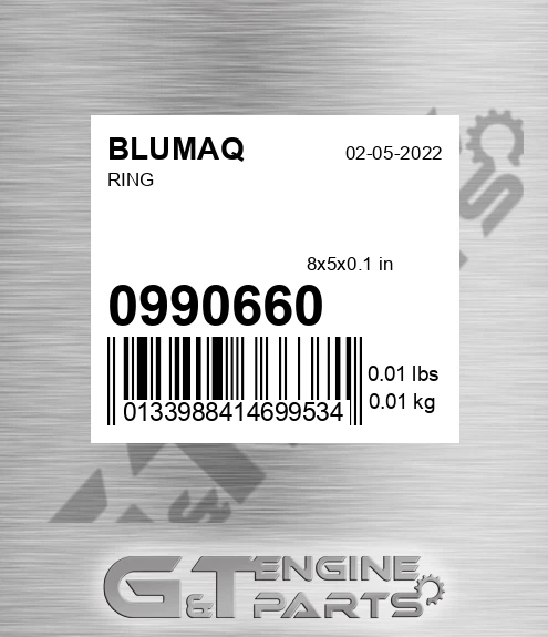 099-0660 Ring for BLUMAQ