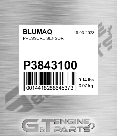 P3843100 Pressure Sensor for BLUMAQ