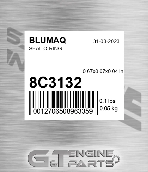 8C-3132 Seal O-ring for BLUMAQ