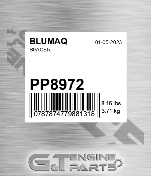 PP8972 BLUMAQ Spacer