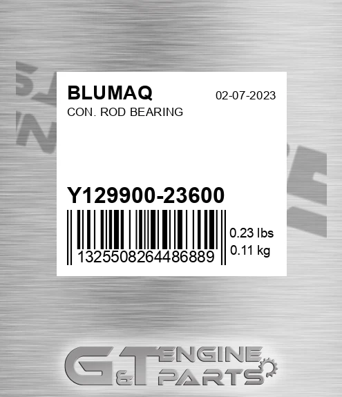Y129900-23600 Con. Rod Bearing