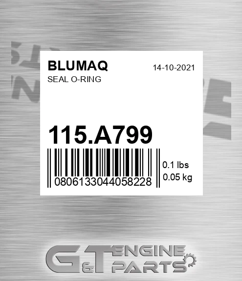 115.A799 Seal O-ring for BLUMAQ