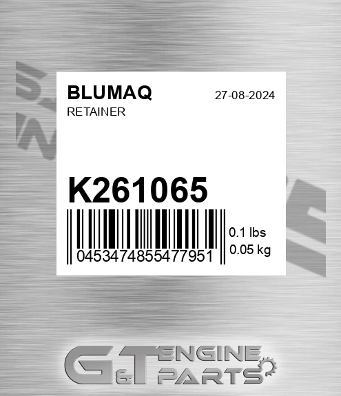 K261065 Retainer