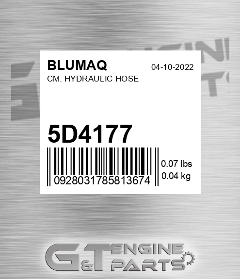 5D-4177 BLUMAQ Cm. Hydraulic Hose