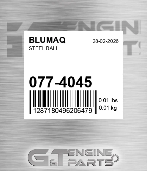 077-4045 Steel Ball for BLUMAQ