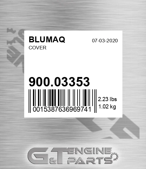 900.03353 Cover for BLUMAQ
