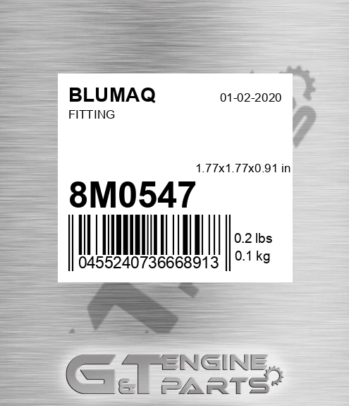 8M-0547 Fitting