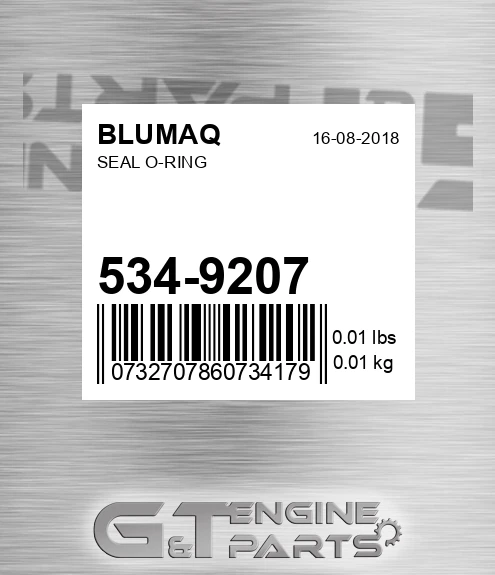 534-9207 Seal O-ring for BLUMAQ