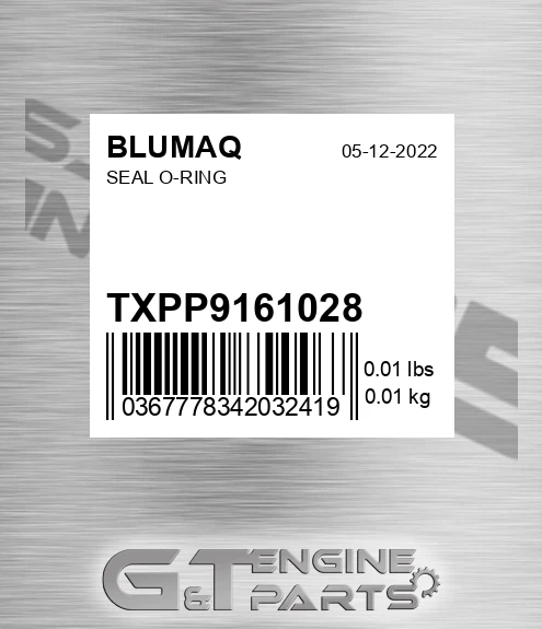 TXPP9161028 Seal O-ring for BLUMAQ