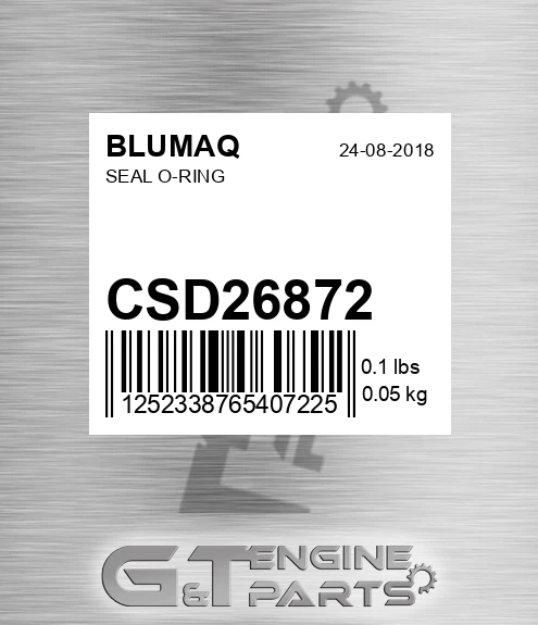 CSD26872 Seal O-ring