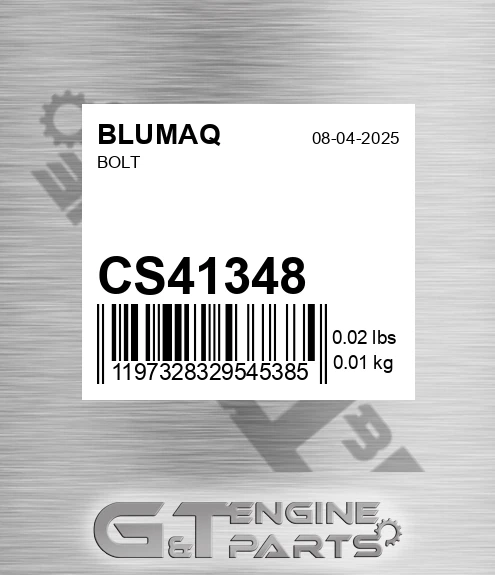 CS41348 BLUMAQ Bolt