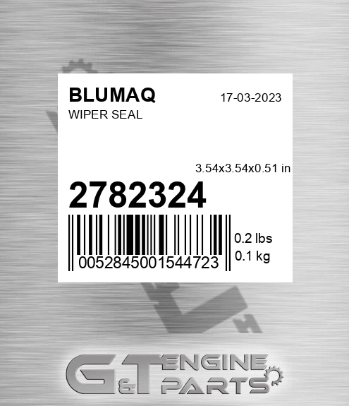 278-2324 Wiper Seal for BLUMAQ
