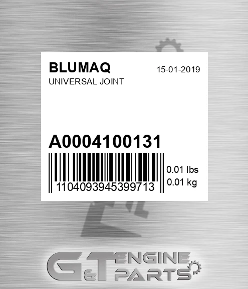 A0004100131 Universal Joint for BLUMAQ