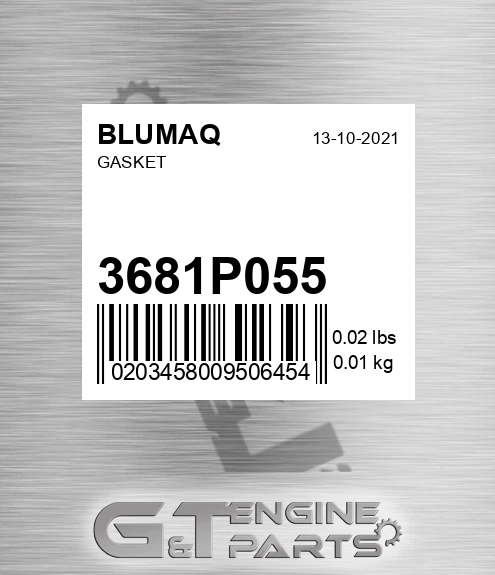 3681P055 Gasket for BLUMAQ