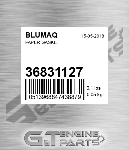 36831127 Paper Gasket