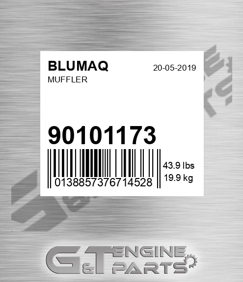 901.01173 Muffler for BLUMAQ