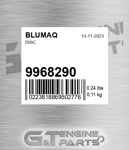 9968290 Disc