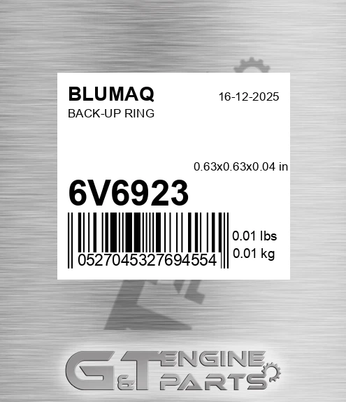6V-6923 Back-up Ring for BLUMAQ