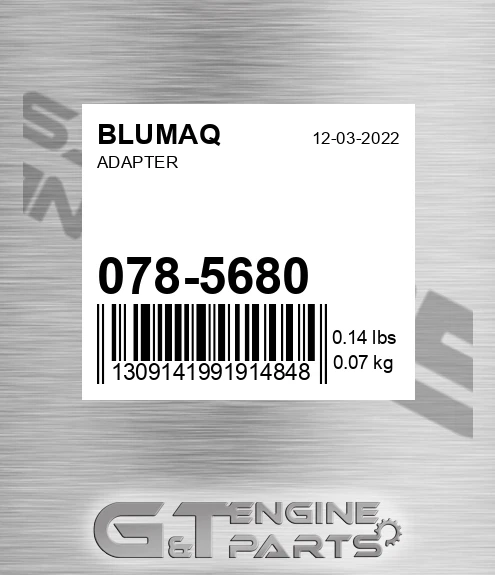 078-5680 Adapter for BLUMAQ