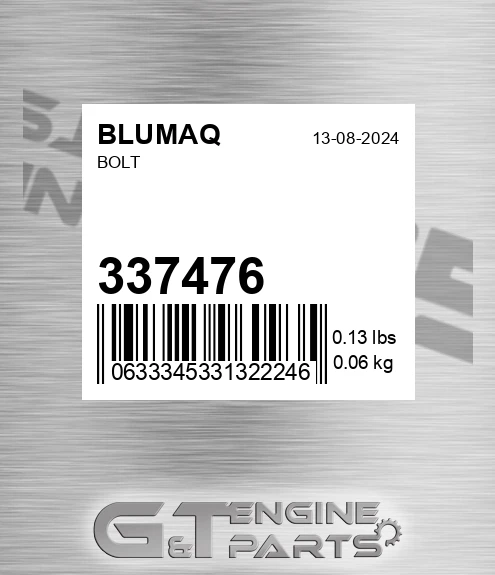 337476 BLUMAQ Bolt