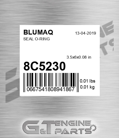 8C-5230 Seal O-ring for BLUMAQ