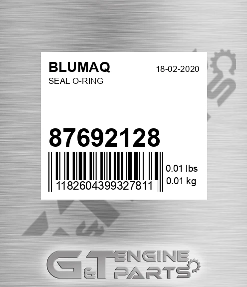 87692128 BLUMAQ Seal O-ring